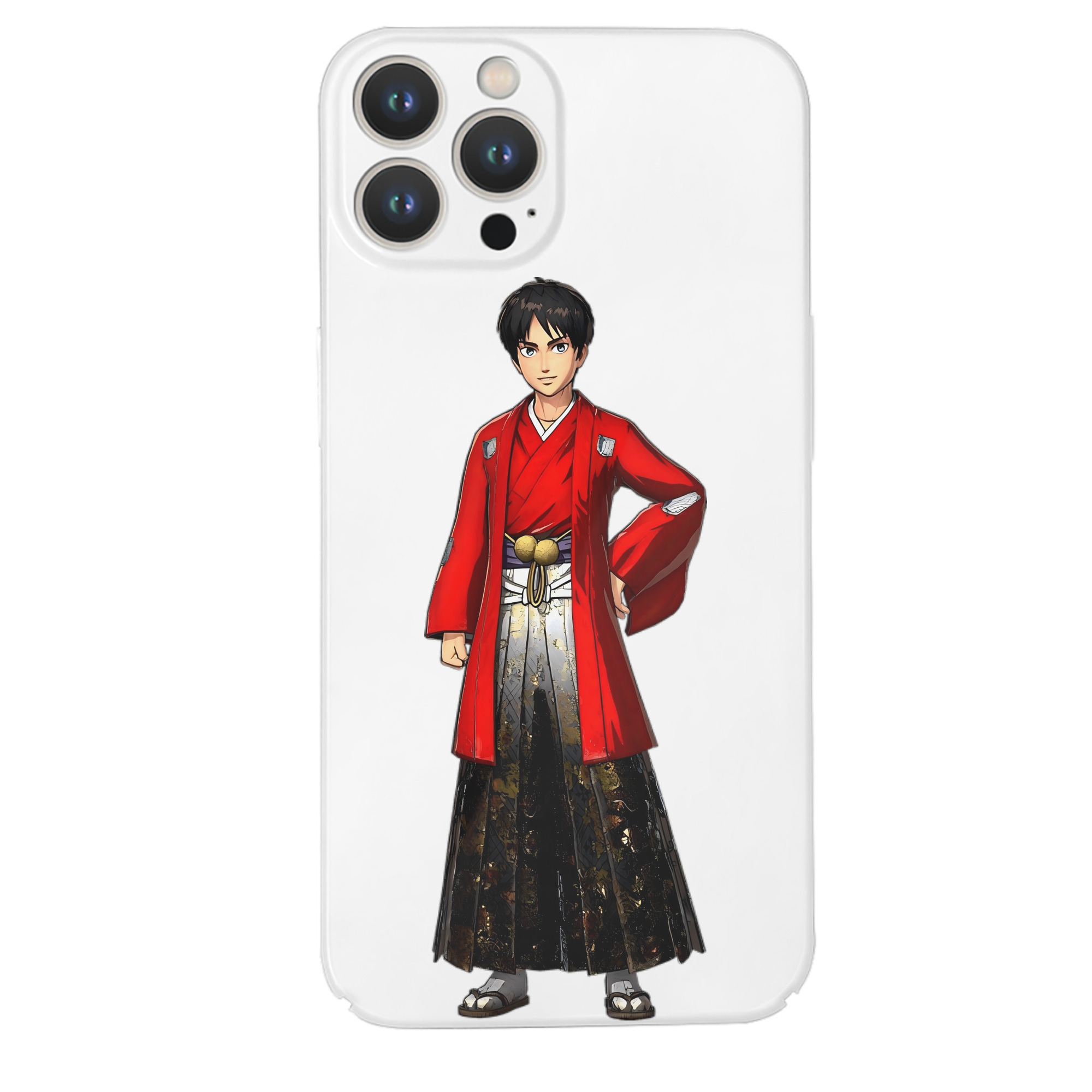 （画像用） 進撃の巨人 エレン･イェーガー Attack on Titan Eren Jäger 【iPhone 14シリーズ対応】ハードケース